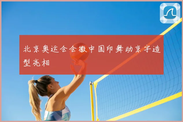 北京奥运会会徽中国印舞动京字造型亮相